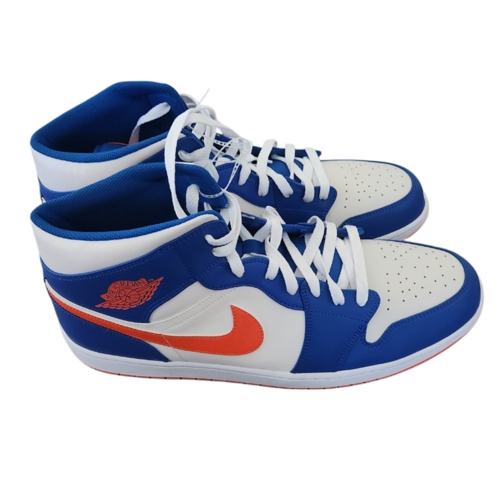 AIR JORDAN 1 MID SNEAKERS SZ 18 NWOT